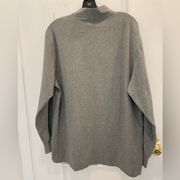 Vintage Balenciaga men’s grey mock turtleneck. Size 5 (XXL) - Picture 2 of 5